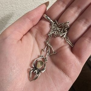 Bloodmilk limited edition Rose Quartz eternal weaver necklace 16 inches